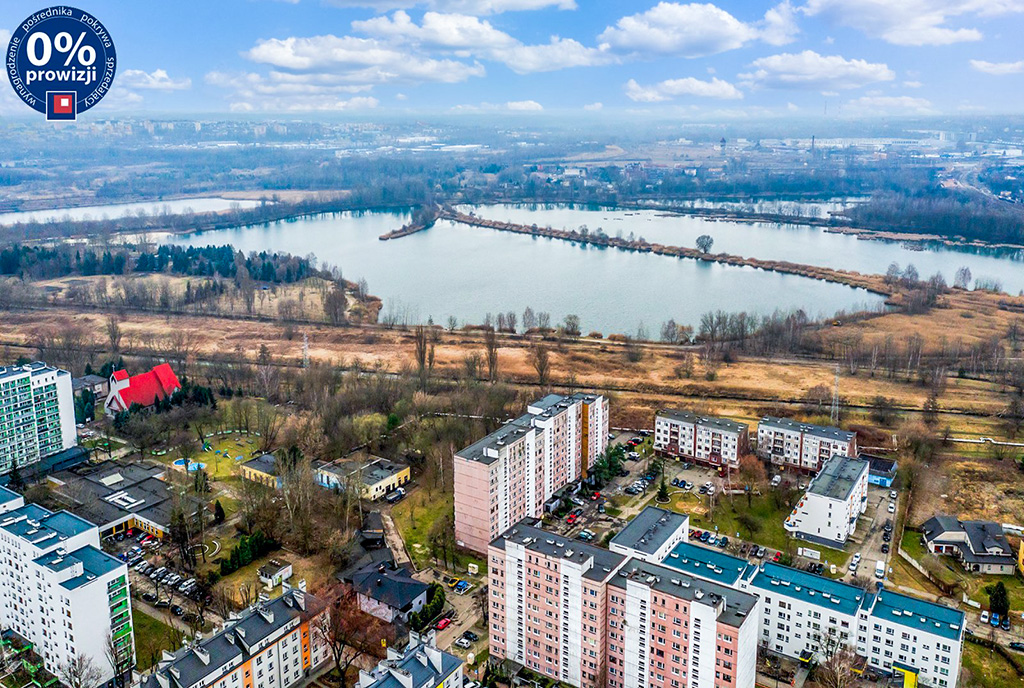 widok z lotu ptaka na ekskluzywny apartament na sprzedaż Katowice okolice