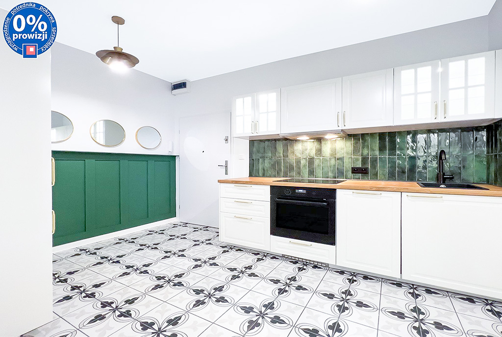 widok na kuchnię w luksusowym apartamencie na sprzedaż Katowice