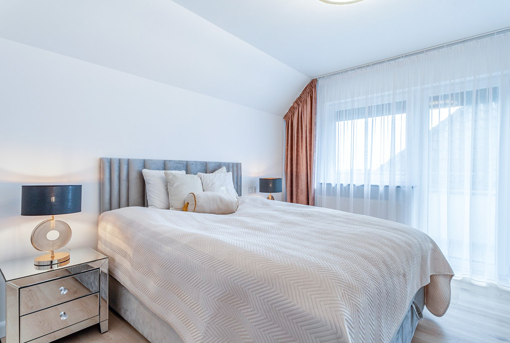 ogromna sypialnia w ekskluzywnym apartamencie na sprzedaż Szczecin
