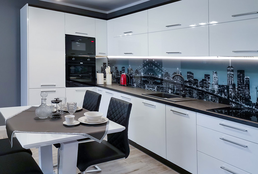 fragment kuchni w luksusowym apartamencie do wynajmu Legnica okolice