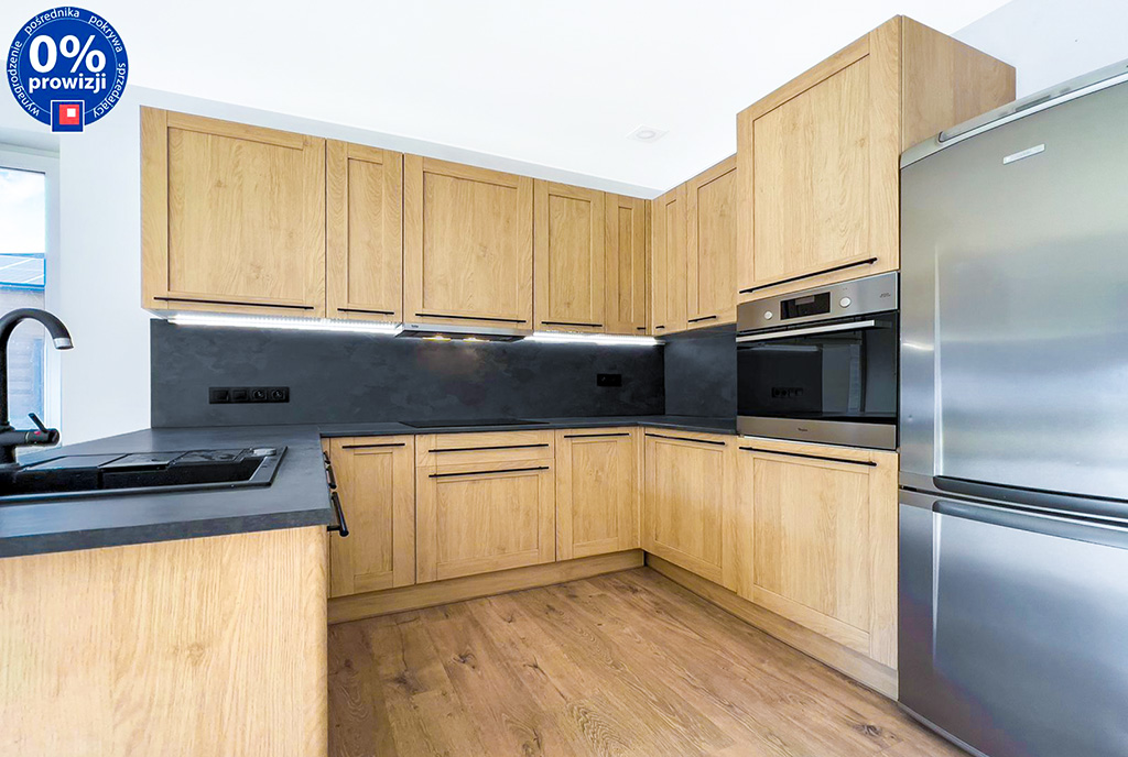 zbliżenie na kuchnię w luksusowej willi na sprzedaż Częstochowa okolice