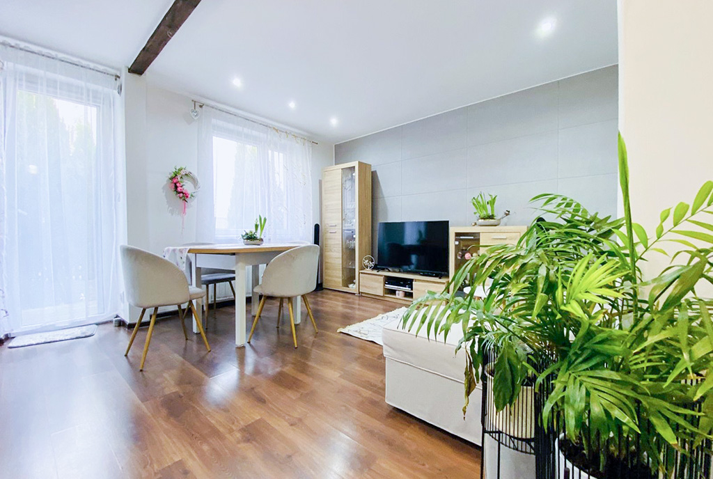 zbliżenie na pokój dzienny w luksusowej willi na sprzedaż Katowice okolice