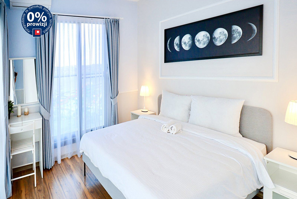 intymna sypialnia w ekskluzywnym apartamencie na sprzedaż Cypr Bogaz