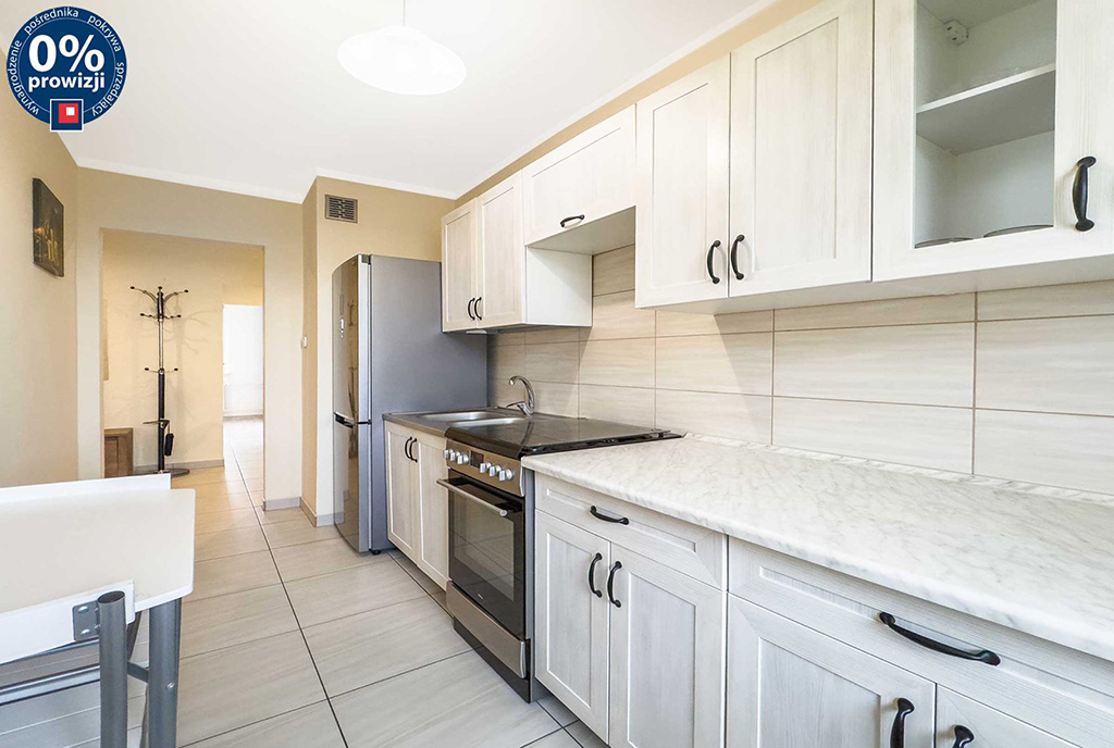 urządzona kuchnia w luksusowym apartamencie na sprzedaż Katowice okolice