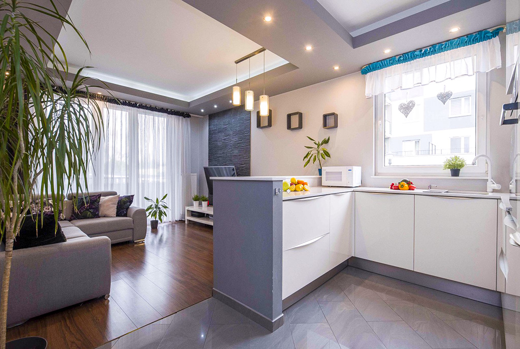 zbliżenie na kuchnię w luksusowym apartamencie na sprzedaż Katowice okolice
