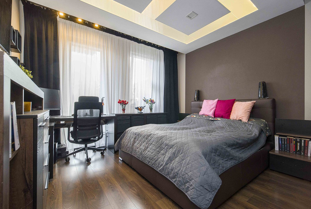 fragment sypialni w ekskluzywnym apartamencie na sprzedaż Katowice okolice