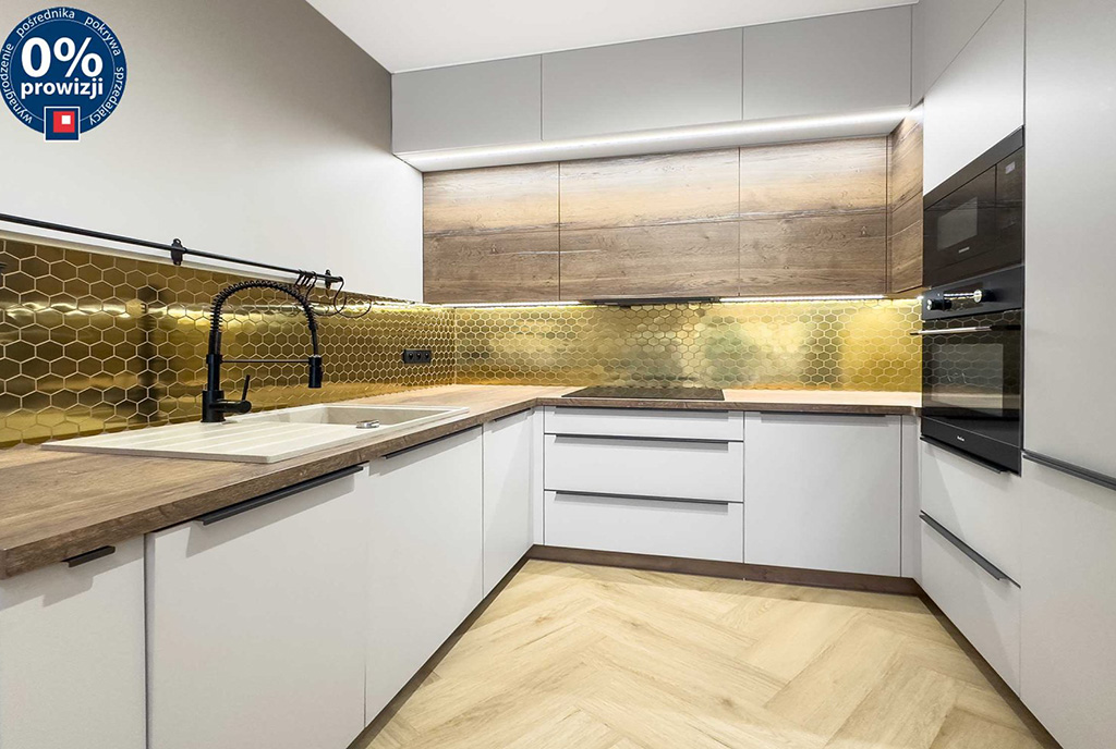 nowoczesna kuchnia w luksusowym apartamencie na sprzedaż Katowice okolice
