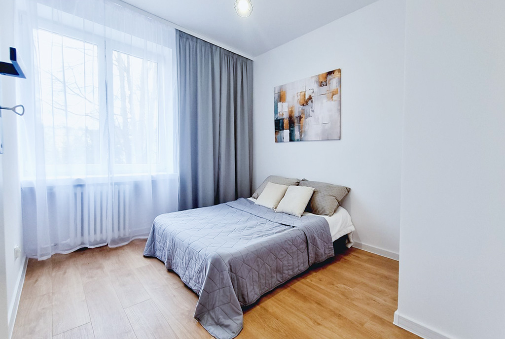 fragment komfortowej sypialni w ekskluzywnym apartamencie na sprzedaż Mielec
