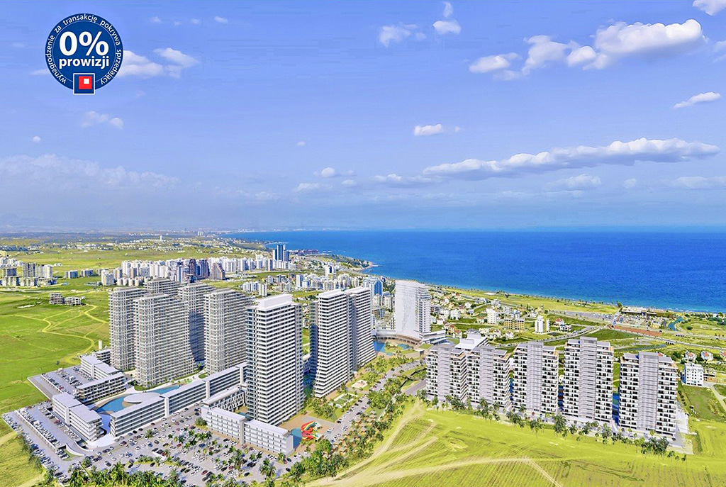 malownicza okolica, gdzie mieści się luksusowy apartament na sprzedaż Cypr Iskele