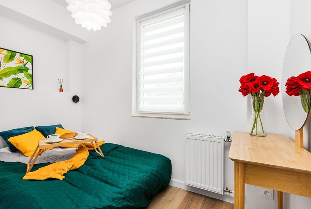 komfortowy pokój dzienny w ekskluzywnym apartamencie na sprzedaż Gdańsk