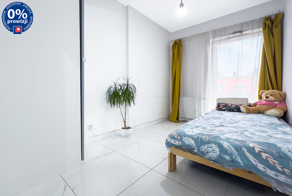 elegancka sypialnia w ekskluzywnym apartamencie na sprzedaż Katowice