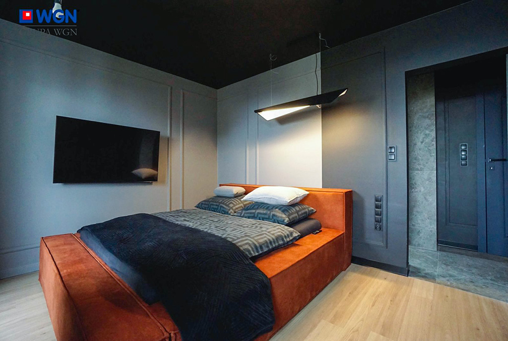 fragment sypialni w ekskluzywnym apartamencie na sprzedaż Konin