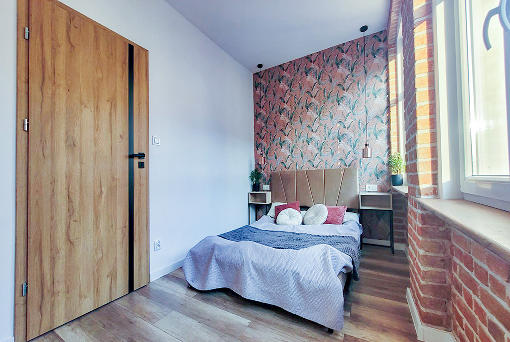 imponująca sypialnia w ekskluzywnym apartamencie na sprzedaż Kwidzyn