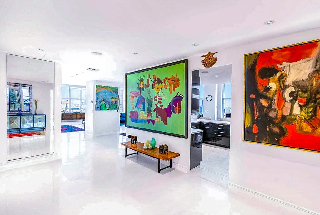 nowoczesne wnętrze luksusowego apartamentu na sprzedaż New York (Stany Zjednoczone Ameryki)