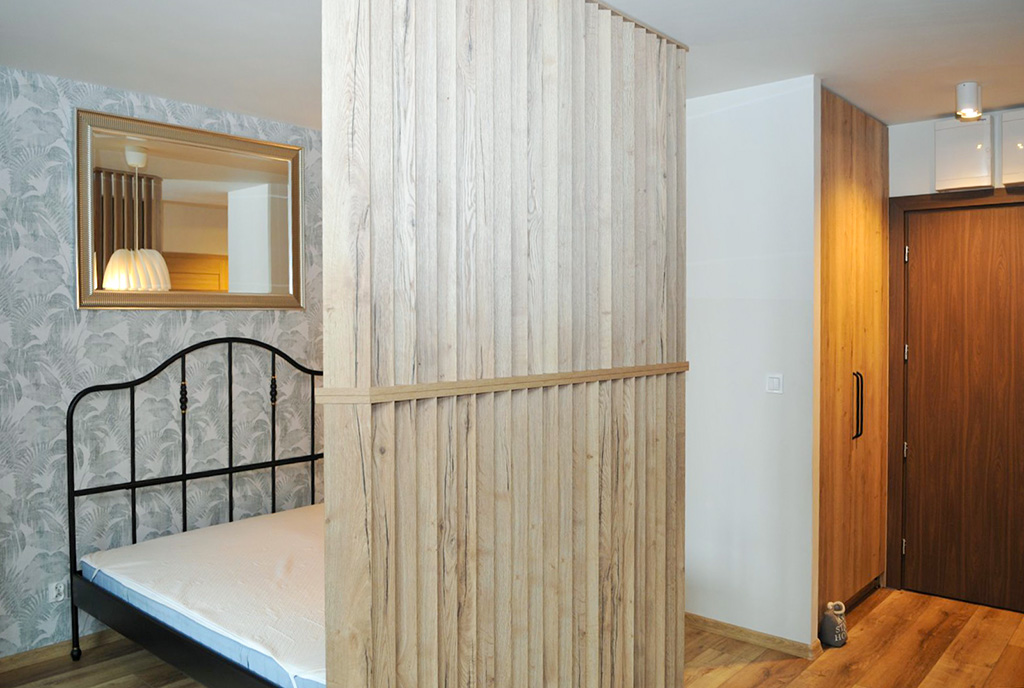 elegancka sypialnia w ekskluzywnym apartamencie na wynajem Szczecin