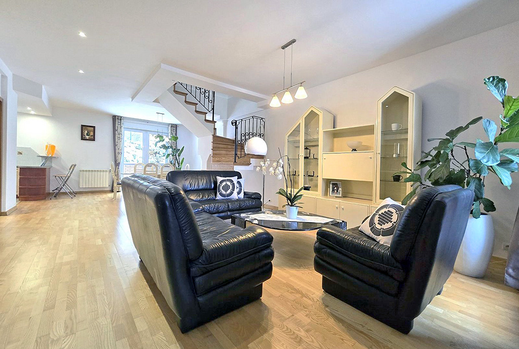 imponujący pokój dzienny w luksusowej willi na sprzedaż Bielsko-Biała okolice