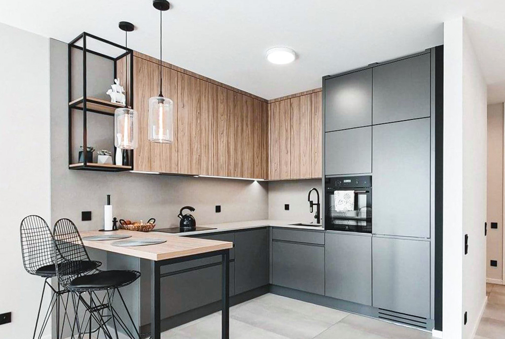 fragment kuchni w luksusowym apartamencie na sprzedaż Bielsko-Biała okolice