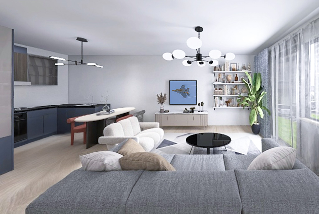 zaprojektowane zgodnie z najnowszymi trendami wnętrze ekskluzywnego apartamentu do sprzedaży Gdańsk