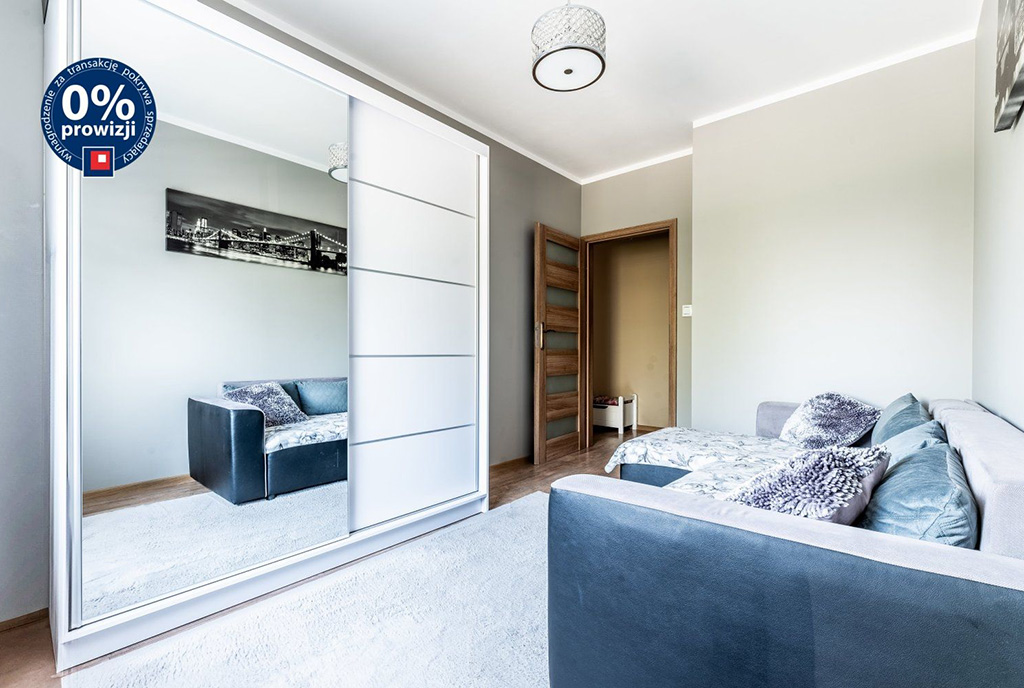 komfortowa sypialnia w ekskluzywnym apartamencie na sprzedaż Gdynia okolice