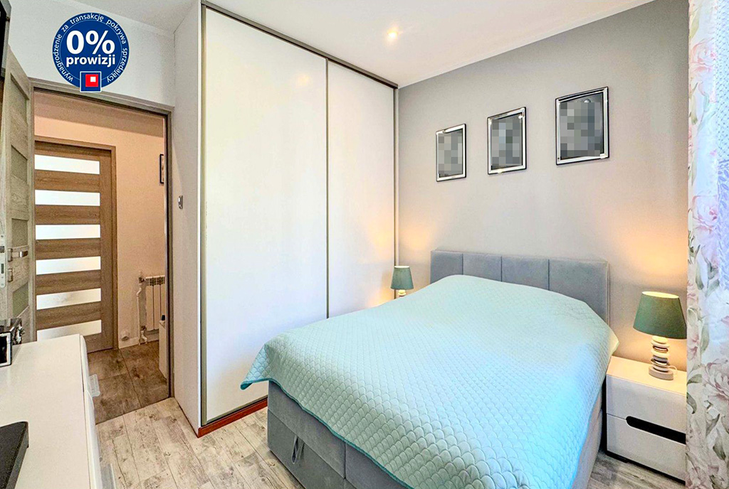 kameralna sypialnia w ekskluzywnym apartamencie na sprzedaż Katowice okolice