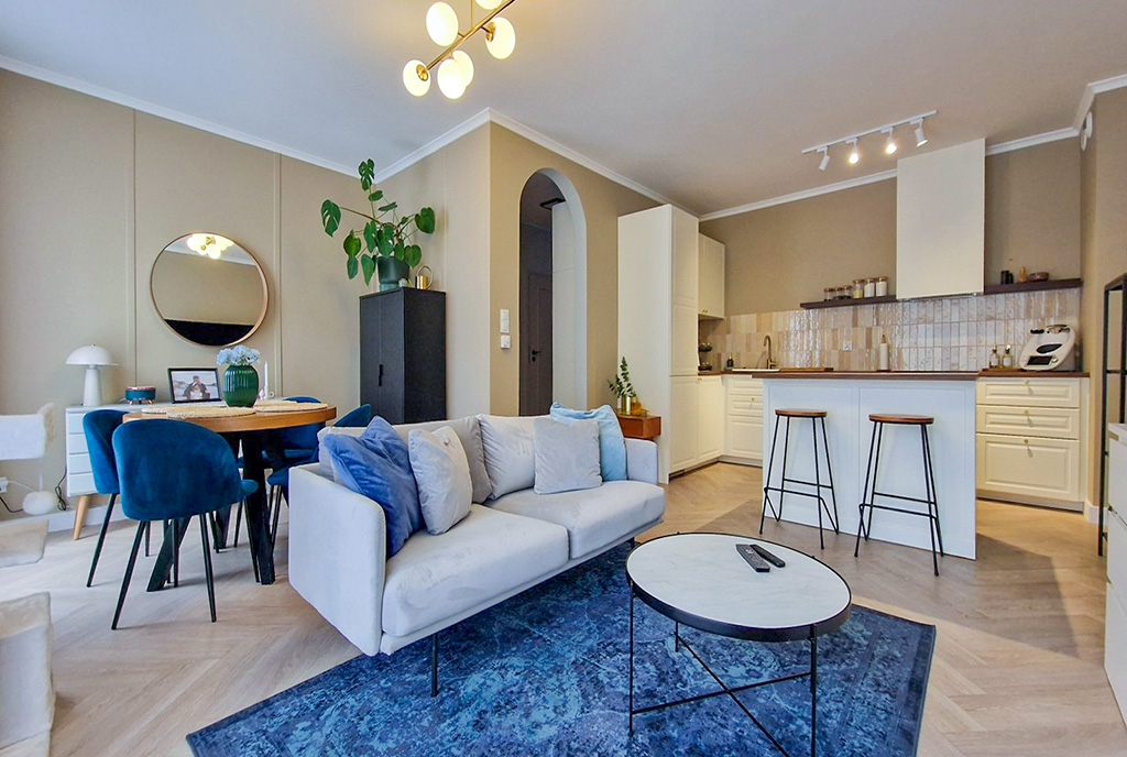 eleganckie wnętrze ekskluzywnego apartamentu do sprzedaży Łódź okolice