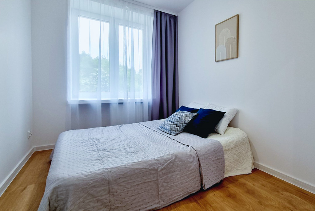 fragment sypialni w ekskluzywnym apartamencie na sprzedaż Mielec