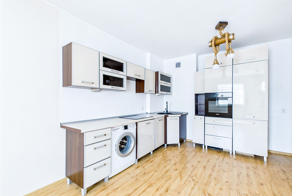 imponująca kuchnia w luksusowym apartamencie na sprzedaż Poznań okolice