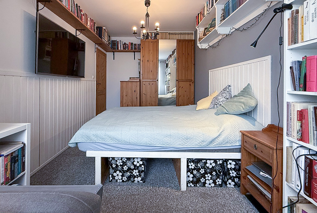 zadbana sypialnia w ekskluzywnym apartamencie na sprzedaż Wrocław