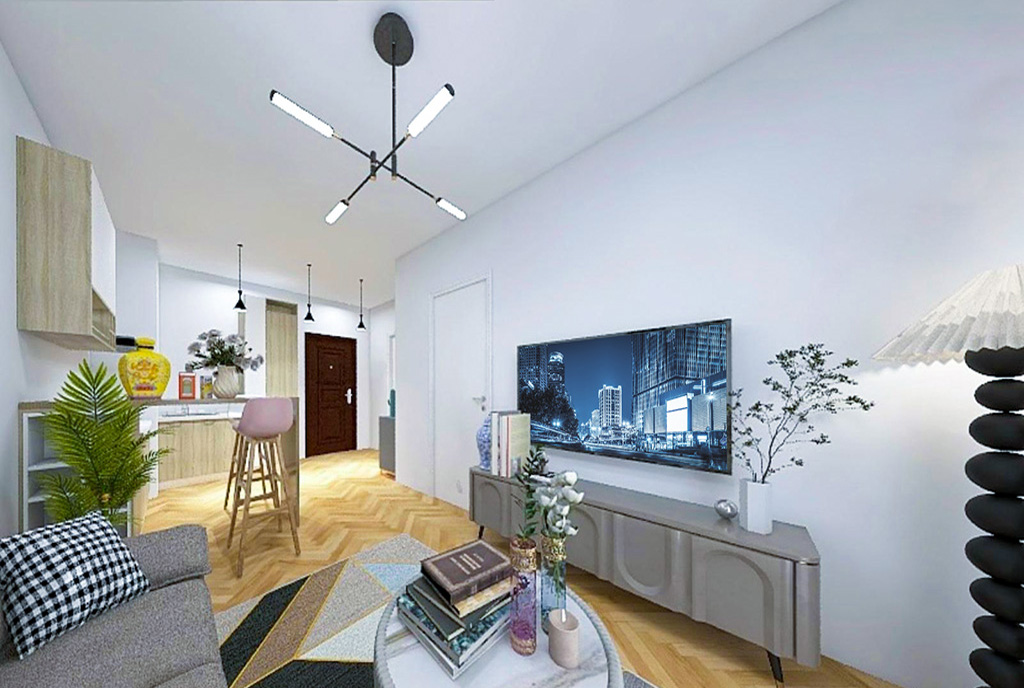 designerski salon w ekskluzywnym apartamencie do sprzedaży Gdańsk