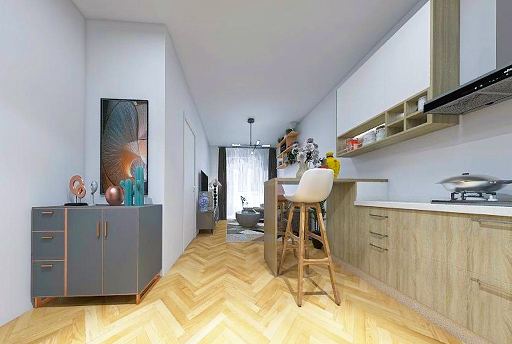 fragment kuchni w luksusowym apartamencie na sprzedaż Gdańsk