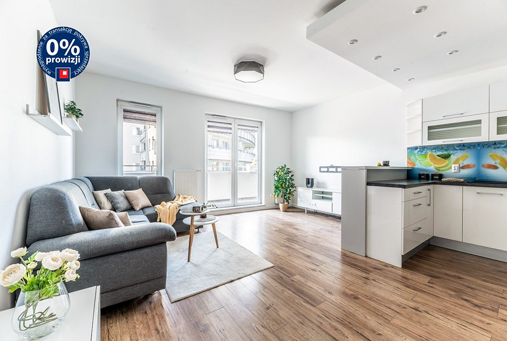 słoneczne wnętrze ekskluzywnego apartamentu do sprzedaży Gdynia okolice