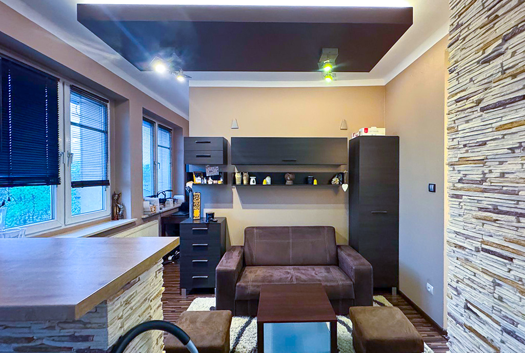 elegancki salon w luksusowym apartamencie na sprzedaż Katowice okolice