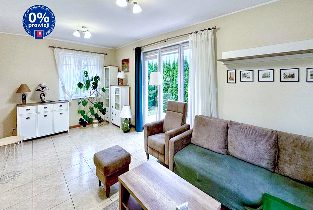 salon i taras przy luksusowym domu na sprzedaż Kwidzyn okolice