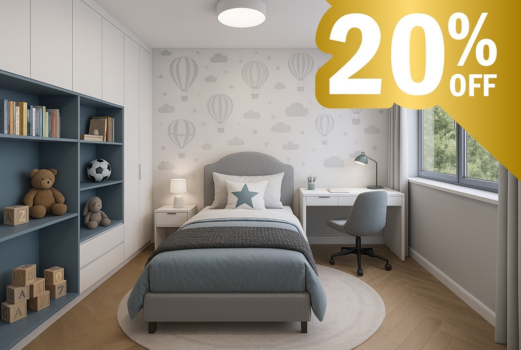 na zdjęciu jeden z pokoi w luksusowym apartamencie na sprzedaż Gdańsk