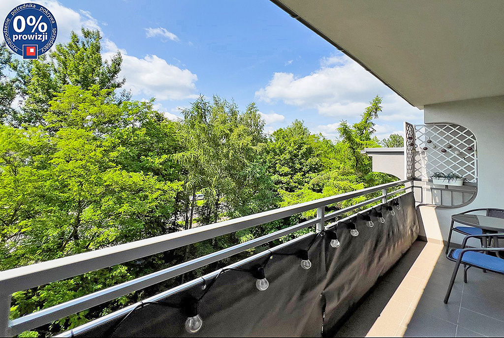 przepiękny balkon w ekskluzywnym apartamencie na sprzedaż Katowice okolice