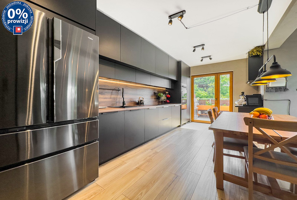 nowoczesny design kuchni w luksusowym apartamencie na sprzedaż Katowice okolice