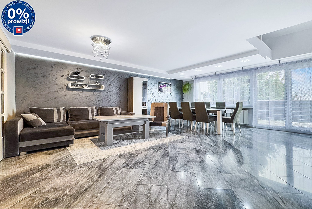 wytworny salon w ekskluzywnym apartamencie do sprzedaży Katowice okolice