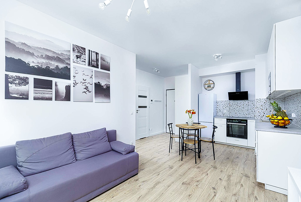 nowoczesne wnętrze ekskluzywnego apartamentu do sprzedaży Poznań