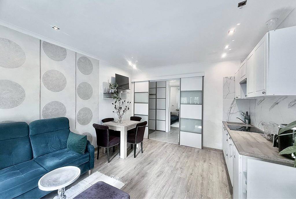 jedno z pomieszczeń w ekskluzywnym apartamencie na sprzedaż Słupsk
