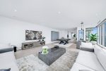 druga strona salonu w luksusowym apartamencie na sprzedaż Chicago Stany Zjednoczone-Ameryki