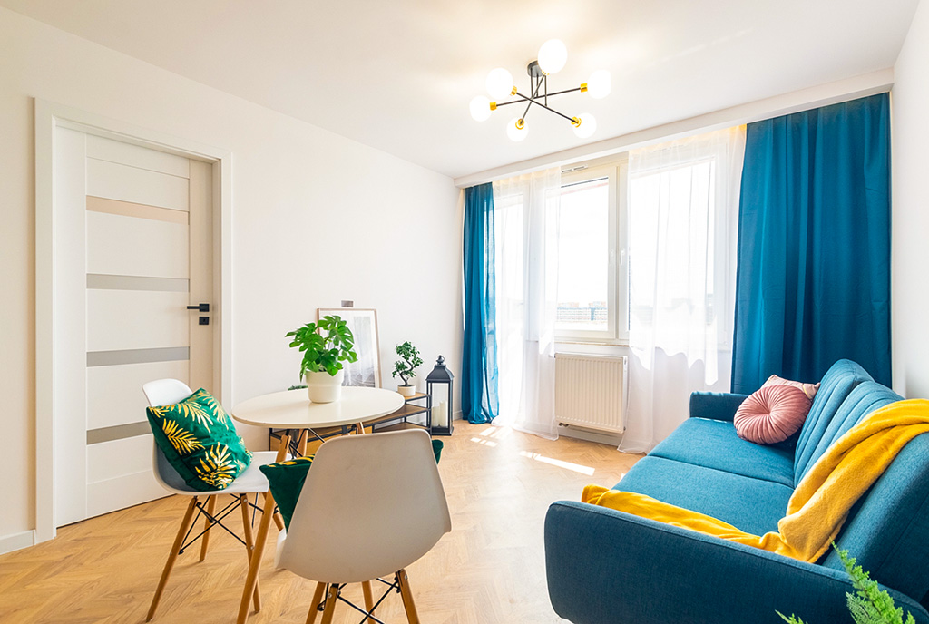kameralne wnętrze ekskluzywnego apartamentu do sprzedaży Gdańsk