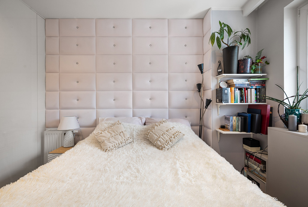 elegancka sypialnia w ekskluzywnym apartamencie na sprzedaż Gdańsk