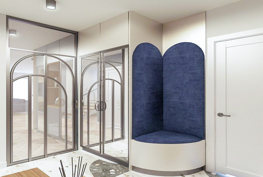 praktyczny korytarz w luksusowej willi na sprzedaż Gdynia okolice