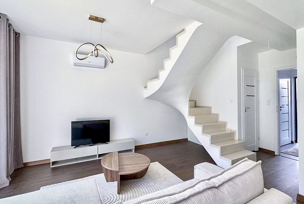 fragment pokoju dziennego w luksusowej willi na sprzedaż Bielsko-Biała okolice