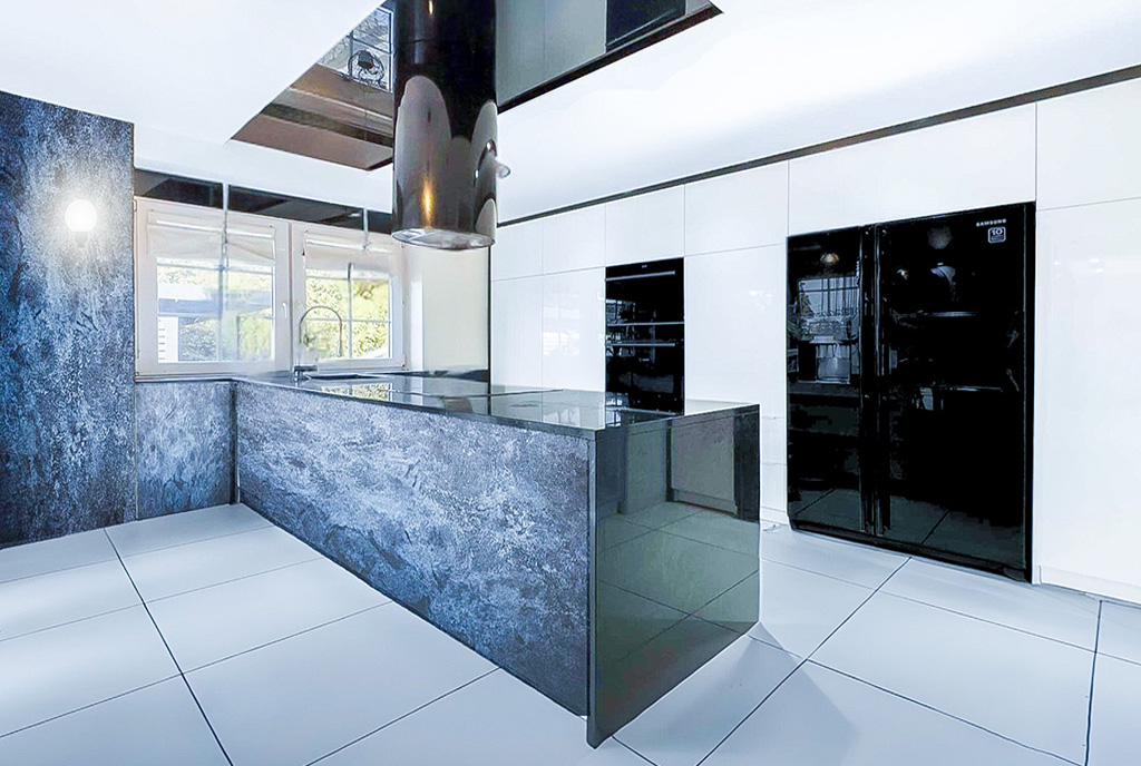 designerska kuchnia w luksusowej willi na sprzedaż Katowice okolice
