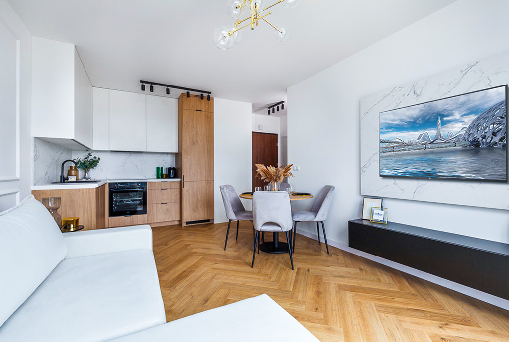 imponujące wnętrze ekskluzywnego apartamentu do sprzedaży Gdańsk