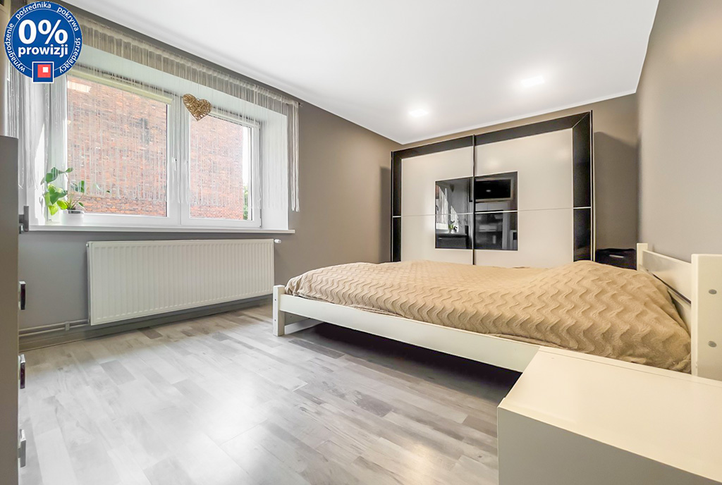 zaciszna sypialnia w luksusowym apartamencie na sprzedaż Katowice okolice