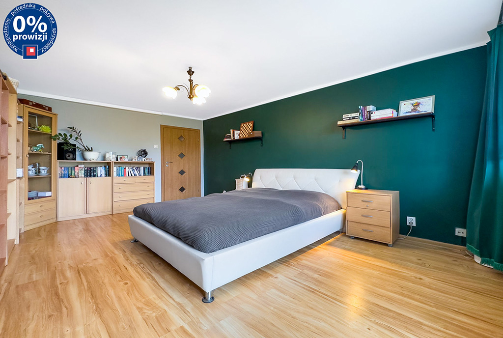 fragment sypialni w ekskluzywnym apartamencie na sprzedaż Katowice (okolice)