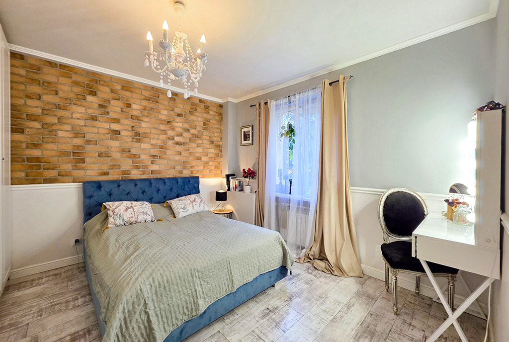 elegancka sypialnia w ekskluzywnej willi na sprzedaż Legnica okolice