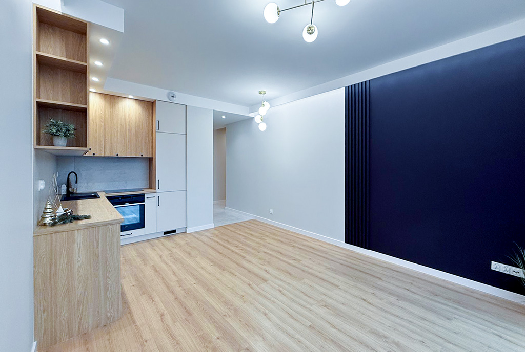 kameralny salon w ekskluzywnym apartamencie do wynajęcia Mazury